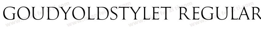 GoudyOldstyleT Regular字体转换